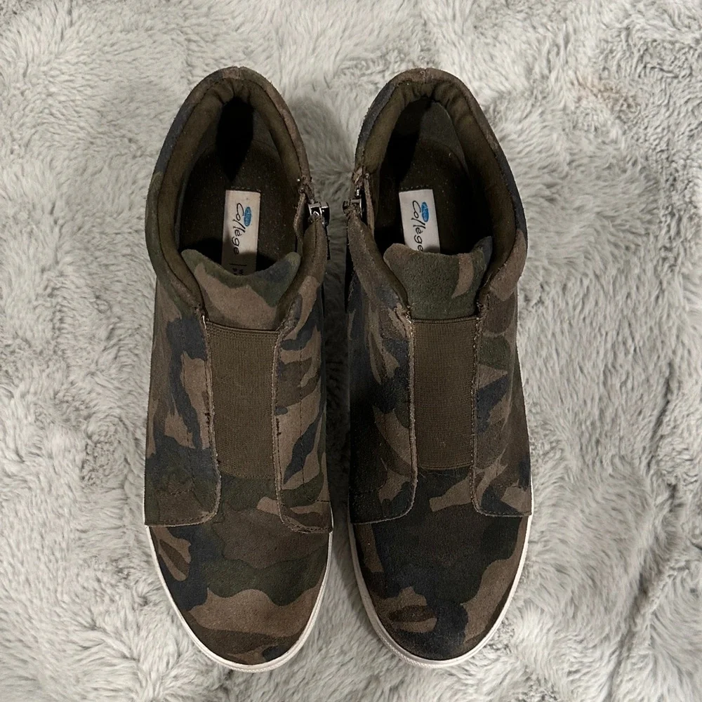 Aqua College Glady Hidden Wedge Sneakers Camo Waterproof | Women’s 8.5 🔥 - Picture 9 of 9
